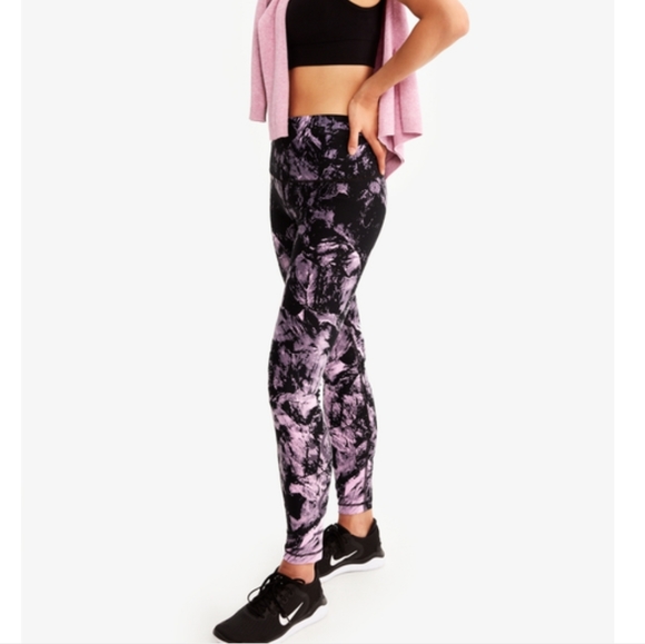 LOLE Sierra Leggings Ankle High Waist Black Erosion Small - Picture 2 of 13